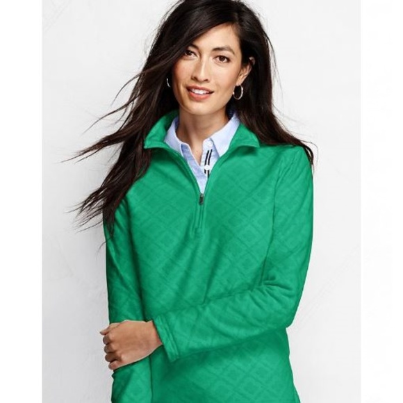 lands end fleece half zip